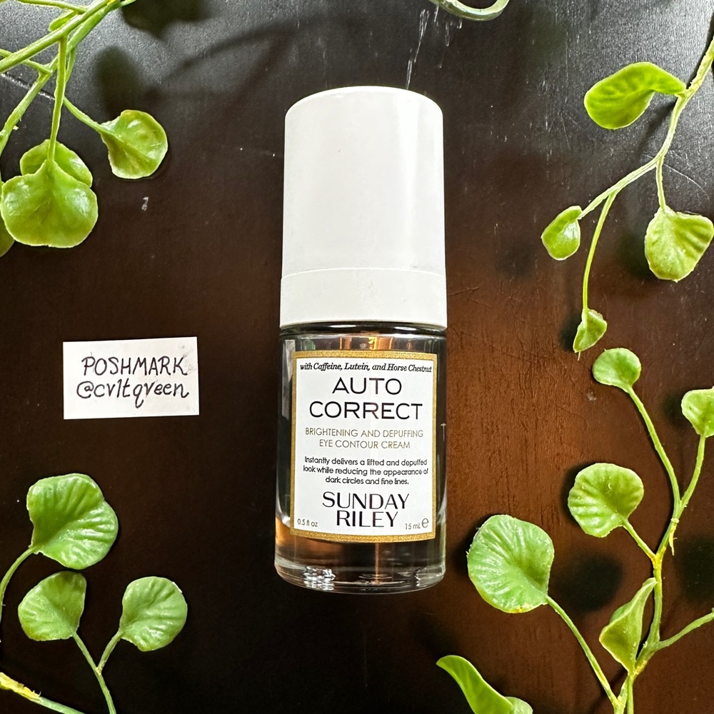 Sunday Riley Autocorrect Eye Cream | New with NO BOX | 0.5 oz 15ml